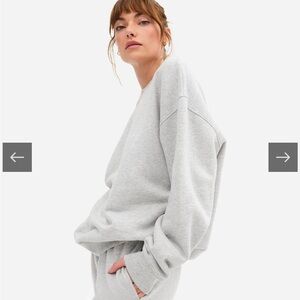 •MATE THE LABEL• ORGANIC FLEECE OVERSIZED SWEATSHIRT• AS SEEN ON SALTY BLONDE!!!